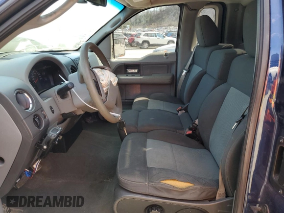 2007 Ford F-150 XL with VIN 1FTRF14V17NA53336, listed as a Copart auction lot 47614095 with Not provided miles and Salvage title. Bid and sale history available at DreamBid. Image 7.