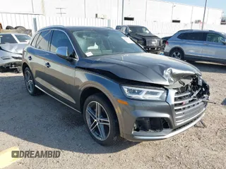 2018 Audi SQ5 Premium Plus with VIN WA1A4AFY1J2147407, listed as a IAAI auction lot 40910292 with 74,942 mi miles and . Bid and sale history available at DreamBid. Image 1.