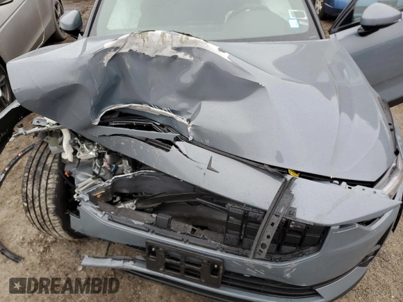 2022 Polestar 2 with VIN LPSED3KA3NL076196, listed as a Copart auction lot 42869655 with Not Provided miles and Salvage Title. Bid and sale history available at carsss.com. Image 12.