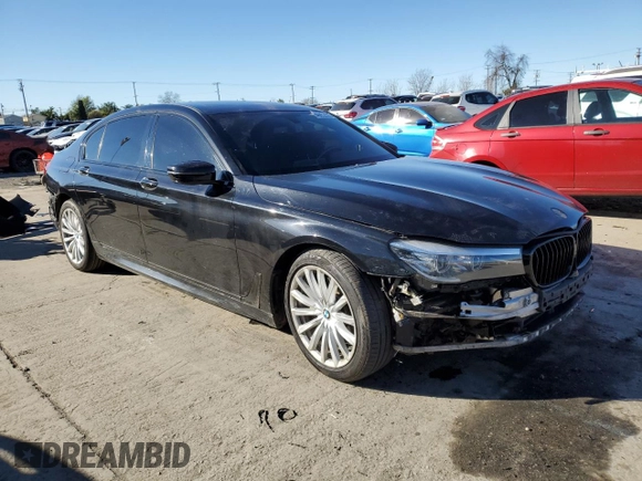 2016 BMW 7 Series 740i with VIN WBA7E2C54GG547404, listed as a Copart auction lot 40052803 with 94,008 mi miles. Bid and sale history available at carsss.com. Image 4.