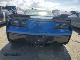 2015 Chevrolet Corvette Z06 3LZ with VIN 1G1YU3D66F5607211, listed as a Copart auction lot 76238254 with 14,268 mi miles and Salvage Title. Bid and sale history available at carsss.com. Image 6.