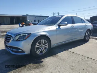 2018 Mercedes-Benz S S 450 with VIN WDDUG6GB4JA407506, listed as a Copart auction lot 48018575 with 76,049 mi miles and Salvage Title. Bid and sale history available at carsss.com. Image 1.