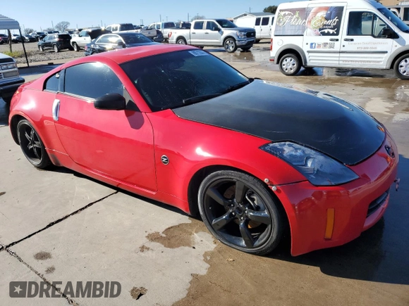 2008 Nissan 350Z Touring with VIN JN1BZ34E78M750119, listed as a Copart auction lot 86712844 with 170,221 mi miles and Clean title. Bid and sale history available at DreamBid. Image 4.
