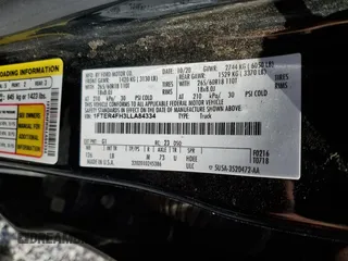 2020 Ford Ranger XL with VIN 1FTER4FH3LLA84334, listed as a Copart auction lot 58409925 with 77,897 mi miles and Salvage title. Bid and sale history available at DreamBid. Image 12.