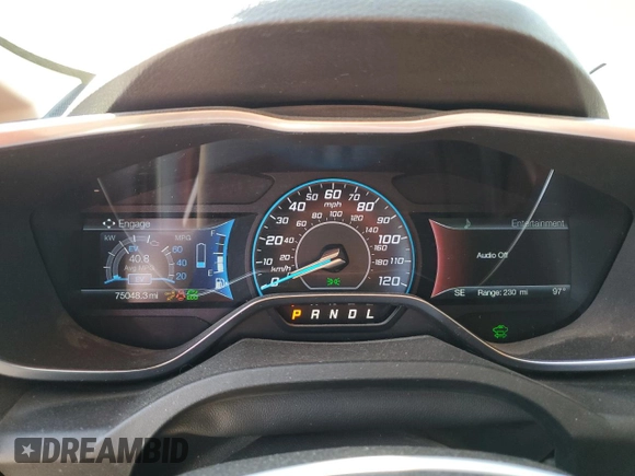 2017 Ford C-Max Titanium z VIN 1FADP5DU6HL100322, wystawiony jako Copart lot #75319584 z przebiegiem 75 048 mil mil oraz Szkoda całkowita • Salvage title. Historia ofert i sprzedaży dostępna na DreamBid. Obrazek 9.