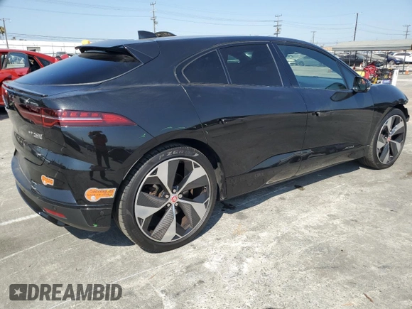 2020 Jaguar I-Pace HSE with VIN SADHD2S13L1F79208, listed as a Copart auction lot 64900084 with 43,668 mi miles and Salvage title. Bid and sale history available at DreamBid. Image 3.