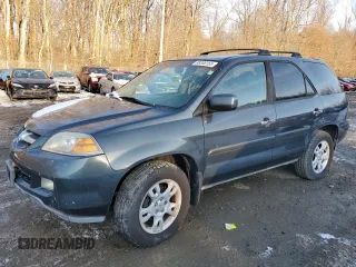 2005 Acura MDX Touring with VIN 2HNYD18905H522138, listed as a Copart auction lot 88306155 with 0 mi miles and Salvage Title. Bid and sale history available at carsss.com. Image 1.