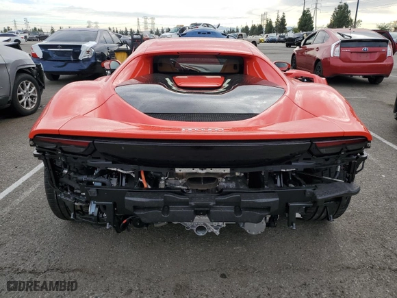 2024 Ferrari 296 GTB with VIN ZFF99SLA9R0310238, listed as a Copart auction lot 81647524 with NaN miles and Salvage Title. Bid and sale history available at carsss.com. Image 6.