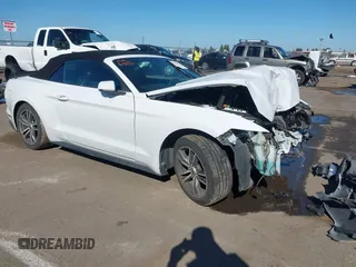 2017 Ford Mustang EcoBoost Premium with VIN 1FATP8UH8H5293237, listed as a IAAI auction lot 41675924 with 76,624 mi miles. Bid and sale history available at carsss.com. Image 1.