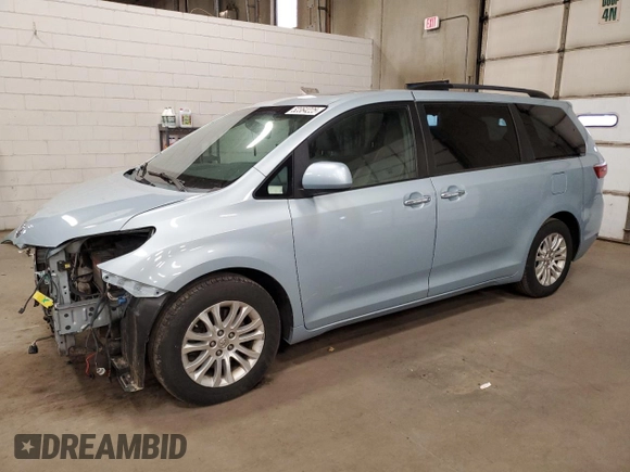 2015 Toyota Sienna XLE with VIN 5TDYK3DC1FS529806, listed as a Copart auction lot 52364225 with 180,172 mi miles and Non Repairable. Bid and sale history available at DreamBid. Image 1.