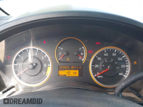 2014 Nissan Titan SV with VIN 1N6BA0EK6EN507279, listed as a IAAI auction lot 41870383 with 205,603 mi miles and . Bid and sale history available at DreamBid. Image 7.