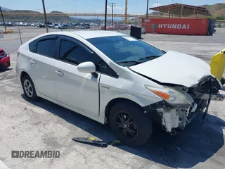 2013 Toyota Prius One z VIN JTDKN3DU9D5697038, wystawiony jako IAAI lot #42137204 z przebiegiem 186 184 mil mil oraz . Historia ofert i sprzedaży dostępna na DreamBid. Obrazek 1.