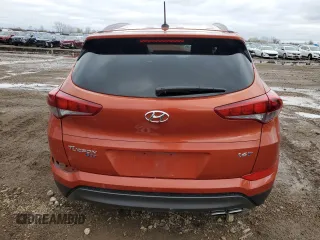 2016 Hyundai Tucson Eco with VIN KM8J33A22GU034677, listed as a Copart auction lot 79196754 with 0 mi miles and Salvage Title. Bid and sale history available at carsss.com. Image 6.
