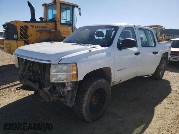 2012 Chevrolet Silverado 3500HD Work Truck with VIN 1GC4KZCG0CF176539, listed as a Copart auction lot 82014154 with 138,766 mi miles and Salvage Title. Bid and sale history available at carsss.com. Image 2.
