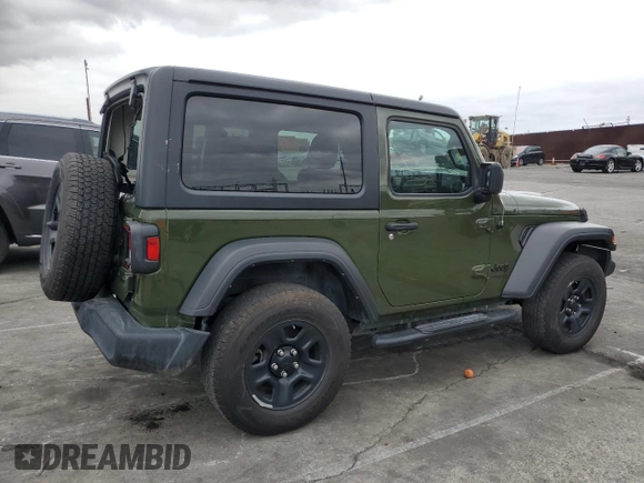 2021 Jeep Wrangler Sport with VIN 1C4GJXAG3MW737454, listed as a Copart auction lot 50967585 with 29,330 mi miles and Salvage Title. Bid and sale history available at DreamBid. Image 3.