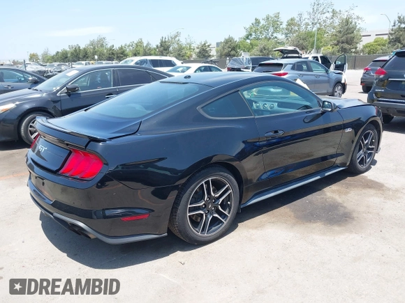 2018 Ford Mustang GT with VIN 1FA6P8CF6J5145784, listed as a IAAI auction lot 42396064 with 47,535 mi miles and . Bid and sale history available at DreamBid. Image 4.