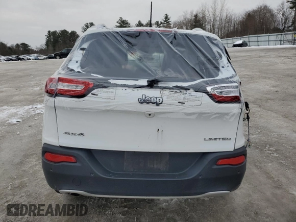 2018 Jeep Cherokee Limited с VIN 1C4PJMDB6JD516131, выставлен на аукционе Copart как лот 44711145 с пробегом Не указан миль и Списание • Salvage title. История ставок и продаж доступна на DreamBid. Изображение 6.