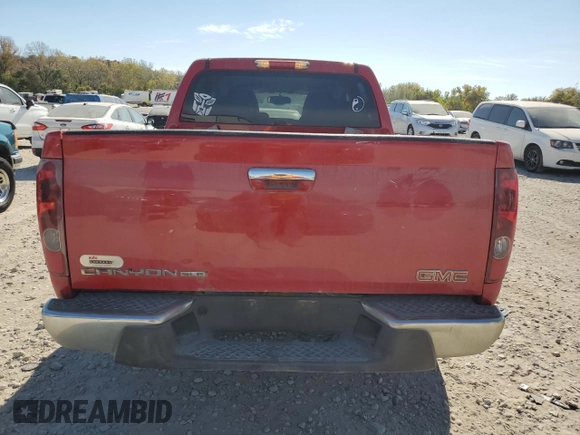 2012 GMC Canyon SLE1 with VIN 1GTD5MFE5C8105281, listed as a Copart auction lot 77024564 with 209,331 mi miles and Clean Title. Bid and sale history available at carsss.com. Image 6.