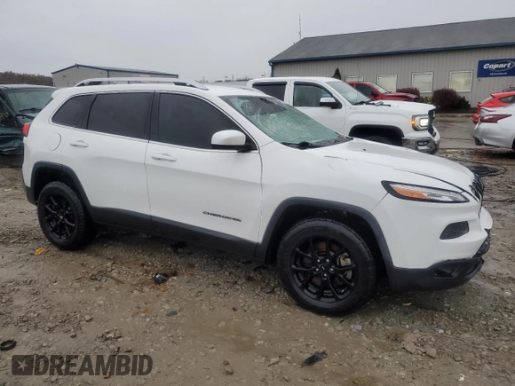 2017 Jeep Cherokee Latitude with VIN 1C4PJMCBXHD230889, listed as a Copart auction lot 80303224 with 0 mi miles and Non Repairable. Bid and sale history available at carsss.com. Image 4.