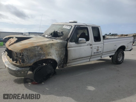 1996 Ford F-150 with VIN 1FTEX14YXTKA54969, listed as a Copart auction lot 84735174 with 0 mi miles and Non Repairable. Bid and sale history available at carsss.com. Image 1.