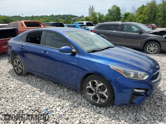 2019 Kia Forte LXS with VIN 3KPF24AD3KE105672, listed as a Copart auction lot 61231485 with 123,893 mi miles and Salvage title. Bid and sale history available at DreamBid. Image 4.