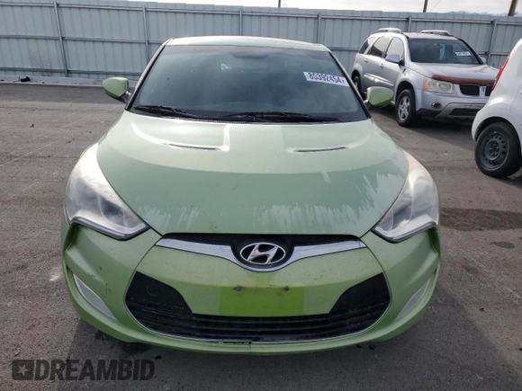 2012 Hyundai Veloster w/Red Int with VIN KMHTC6AD7CU081810, listed as a Copart auction lot 85392454 with 172,747 mi miles and Clean title. Bid and sale history available at DreamBid. Image 5.