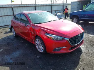 2017 Mazda 3 Grand Touring with VIN JM1BN1M38H1103015, listed as a IAAI auction lot 41586594 with 141,622 mi miles. Bid and sale history available at carsss.com. Image 1.