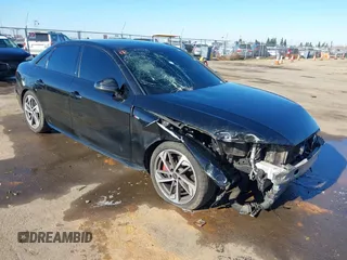 2023 Audi A4 S line Premium Plus z VIN WAUEAAF44PA035032, wystawiony jako IAAI lot #41361096 z przebiegiem 52 324 mil mil oraz . Historia ofert i sprzedaży dostępna na DreamBid. Obrazek 1.