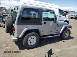 2002 Jeep Wrangler X with VIN 1J4FA39S32P708163, listed as a Copart auction lot 69703254 with 119,843 mi miles and Salvage Title. Bid and sale history available at carsss.com. Image 3.