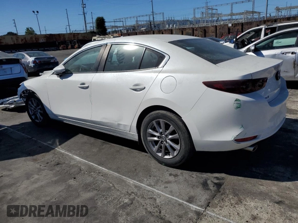 2021 Mazda 3 S with VIN 3MZBPAAL2MM202311, listed as a Copart auction lot 46823685 with 41,338 mi miles and Salvage Title. Bid and sale history available at DreamBid. Image 2.