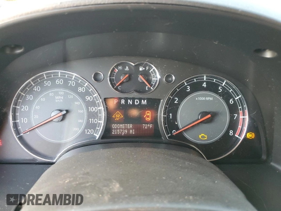 2008 Suzuki XL7 Luxury with VIN 2S3DB417286105139, listed as a Copart auction lot 72245264 with 215,739 mi miles and Salvage title. Bid and sale history available at DreamBid. Image 9.