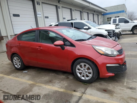 2017 Kia Rio LX with VIN KNADM4A32H6026417, listed as a Copart auction lot 44998785 with 92,933 mi miles and Salvage Title. Bid and sale history available at carsss.com. Image 4.