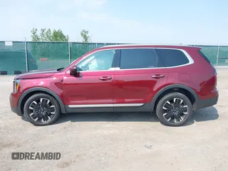 2023 Kia Telluride SX X-Pro with VIN 5XYP5DGC8PG376862, listed as a IAAI auction lot 42481710 with 17,517 mi miles and . Bid and sale history available at DreamBid. Image 14.
