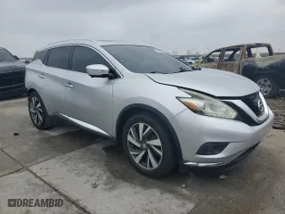 2015 Nissan Murano Platinum with VIN 5N1AZ2MGXFN225319, listed as a Copart auction lot 45742895 with 152,022 mi miles and Salvage Title. Bid and sale history available at carsss.com. Image 4.