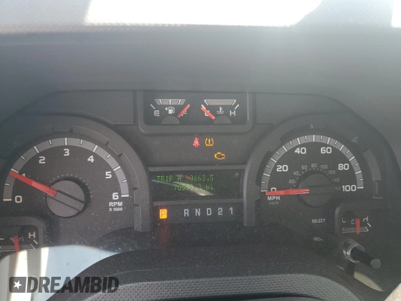 2012 Ford Econoline Passenger XL with VIN 1FBSS3BLXCDA20415, listed as a Copart auction lot 53718145 with 70,599 mi miles and Salvage Title. Bid and sale history available at DreamBid. Image 9.