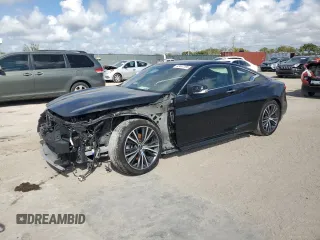 2020 Infiniti Q60 Luxe with VIN JN1EV7EK5LM340240, listed as a Copart auction lot 43447795 with 15,198 mi miles and Salvage Title. Bid and sale history available at carsss.com. Image 1.