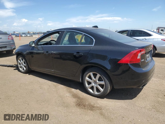 2016 Volvo S60 T5 Premier with VIN YV1612TKXG2402195, listed as a Copart auction lot 60140015 with 105,540 mi miles and Salvage title. Bid and sale history available at DreamBid. Image 2.
