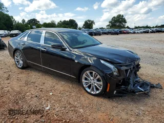 2017 Cadillac CT6 Platinum AWD with VIN 1G6KN5R63HU161464, listed as a Copart auction lot 57195264 with 80,718 mi miles and Salvage title. Bid and sale history available at DreamBid. Image 4.