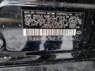 2018 Lexus GS with VIN JTHCZ1BL8JA008518, listed as a Copart auction lot 42064665 with 0 mi miles and Salvage Title. Bid and sale history available at carsss.com. Image 12.