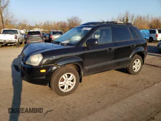2007 Hyundai Tucson SE with VIN KM8JN72DX7U521403, listed as a Copart auction lot 42396375 with 235,119 mi miles and Salvage Title. Bid and sale history available at carsss.com. Image 1.