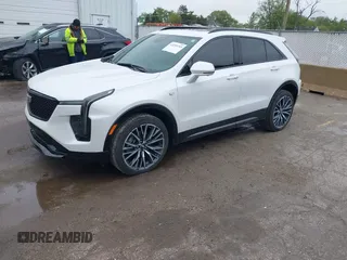 2024 Cadillac XT4 AWD Sport with VIN 1GYFZFR40RF223782, listed as a IAAI auction lot 42295745 with 7,254 mi miles and . Bid and sale history available at DreamBid. Image 18.