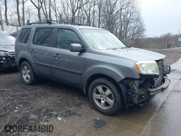 2009 Honda Pilot EX-L with VIN 5FNYF48669B033858, listed as a IAAI auction lot 41918525 with 161,605 mi miles and . Bid and sale history available at carsss.com. Image 1.