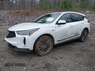 2023 Acura RDX Advance with VIN 5J8TC2H89PL014600, listed as a IAAI auction lot 42044867 with 30,190 mi miles and . Bid and sale history available at DreamBid. Image 2.