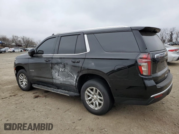 2022 Chevrolet Tahoe LT with VIN 1GNSKNKD4NR256426, listed as a Copart auction lot 48668185 with Not provided miles and Salvage title. Bid and sale history available at DreamBid. Image 2.