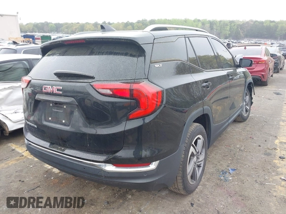 2019 GMC Terrain SLT with VIN 3GKALPEV1KL345315, listed as a IAAI auction lot 41919032 with 105,614 mi miles. Bid and sale history available at carsss.com. Image 4.