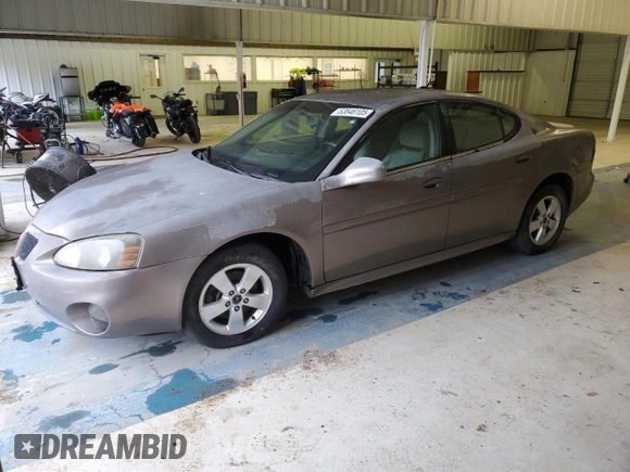 2006 Pontiac Grand Prix with VIN 2G2WP552161151959, listed as a Copart auction lot 53846105 with 201,492 mi miles and Salvage title. Bid and sale history available at DreamBid. Image 1.