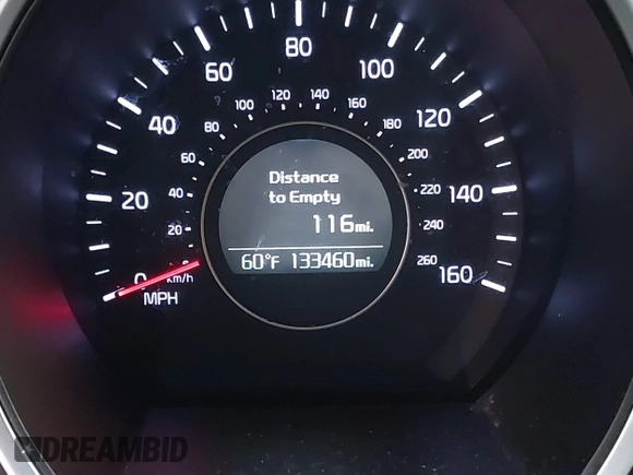 2015 Kia Optima LX with VIN 5XXGM4A75FG507392, listed as a IAAI auction lot 41889228 with 133,460 mi miles. Bid and sale history available at carsss.com. Image 7.