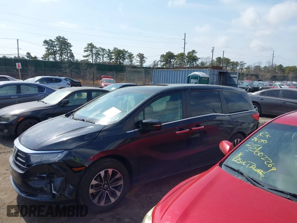 2023 Honda Odyssey EX-L with VIN 5FNRL6H67PB029548, listed as a IAAI auction lot 41699039 with 47,147 mi miles. Bid and sale history available at carsss.com. Image 14.
