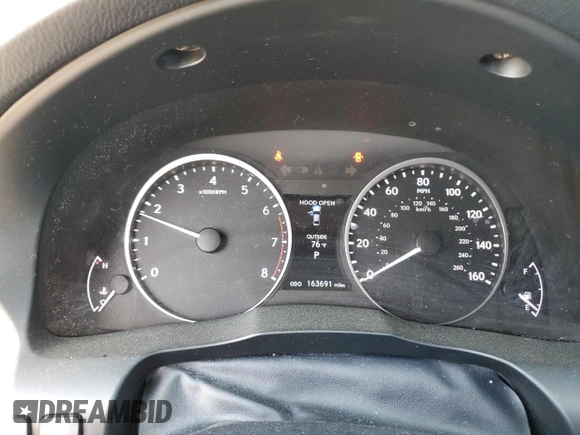 2013 Lexus ES 4dr Sdn with VIN JTHBK1GG6D2072339, listed as a Copart auction lot 52162235 with 163,691 mi miles and Salvage Title. Bid and sale history available at carsss.com. Image 9.