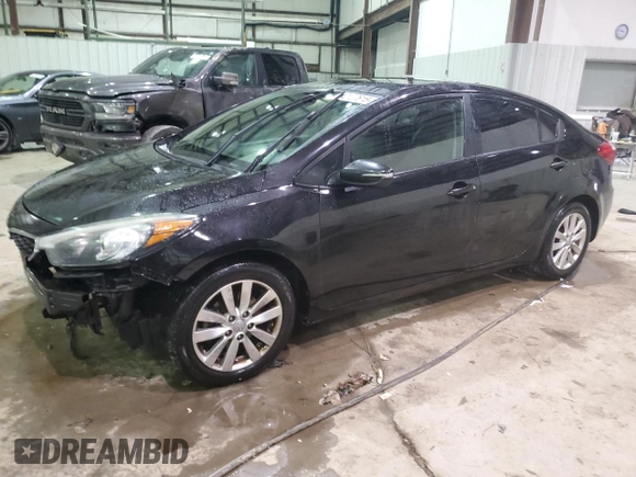 2016 Kia Forte LX with VIN KNAFX4A66G5504272, listed as a Copart auction lot 42122615 with 126,645 mi miles and Salvage Title. Bid and sale history available at carsss.com. Image 1.